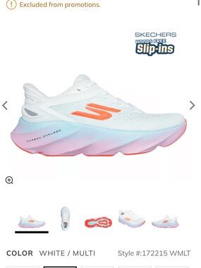Skechers Slip-Ins Aero Burst Sneakers | Women’s Size 6 | Hands-Free Comfort |